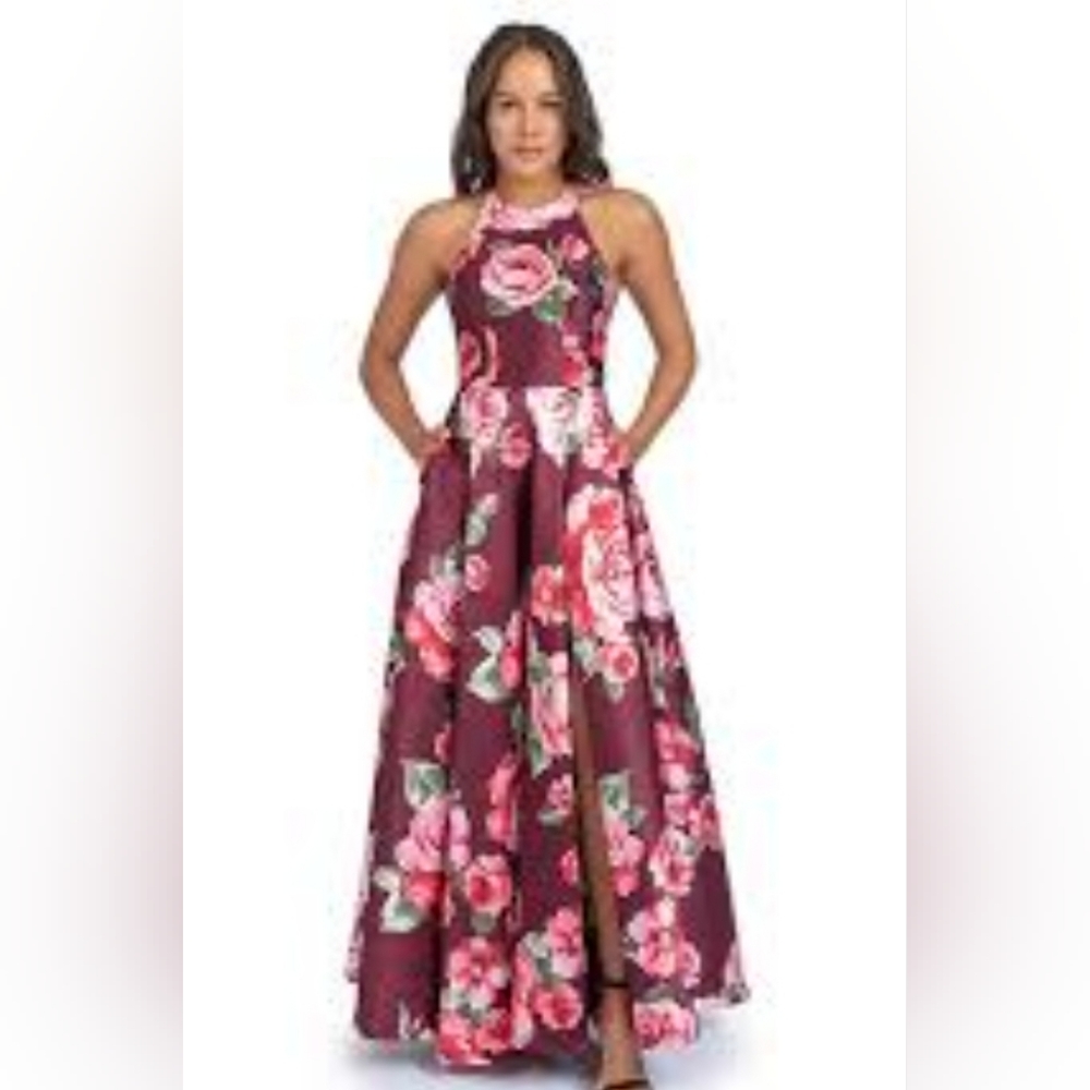 Juniors Size 11 Multicolored Floral Strapless Dress by B.Smart
